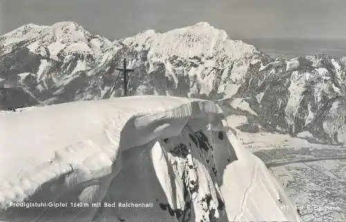 Postcard Germany Bad Reichenhall winter scene