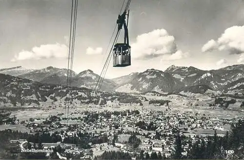 Postcard Austria Nebelhornbahn teleferique