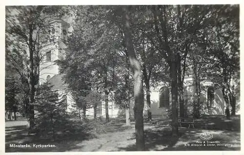 Monsteras Kyrkparken Sweden photo postcard