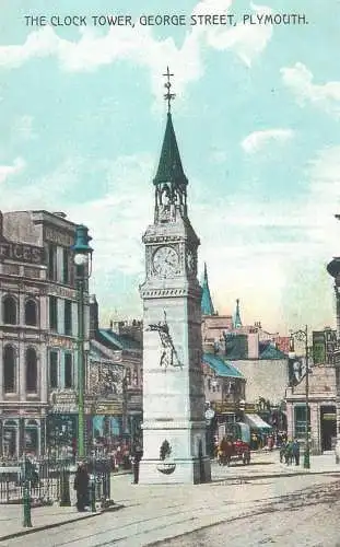 England Plymouth George Street Clock Tower