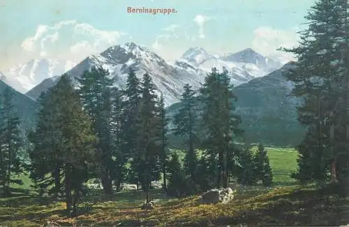 Switzerland Berninagruppe picturesque mountain scenery