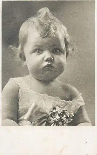 Postcard children Germany baby bebe innocence beauty