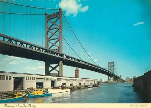 USA Philadelphia PA Benjamin Franklin Bridge