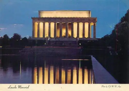 USA Washington DC Lincoln Memorial nocturnal view Col. M.W Arps photo