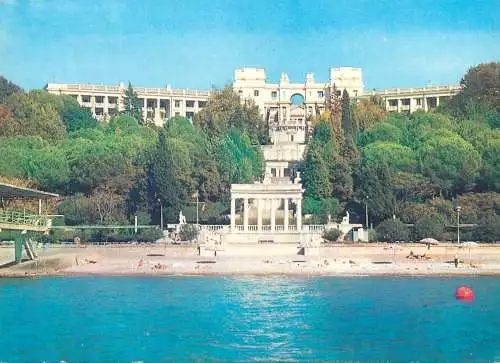 Postcard Russia Soci beach