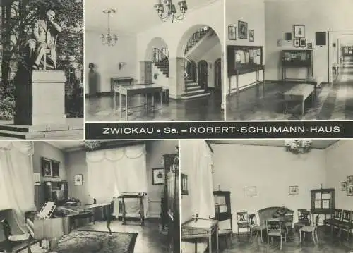 Postcard Germany Zwickau Robert Schumann haus