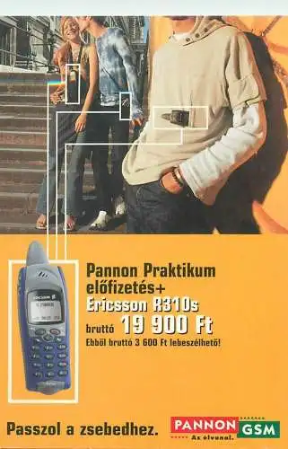 Ericsson mobile phone advertisement flyer
