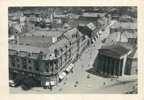 Postcard Serbia Subotica street