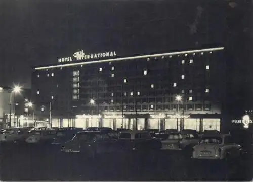 Postcard Germany Magdeburg Interhotel International