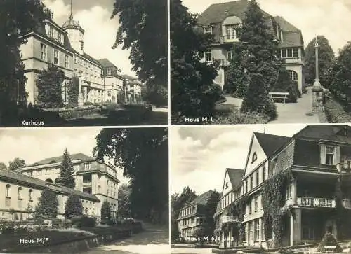 Postcard Germany kliniksanatorium Gottleuba