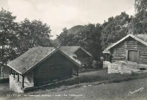 Postcard Norway De Heilbergske samlinger Amla