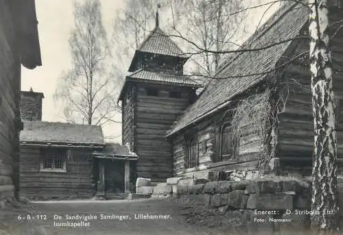 Postcard Norway Lillehammer de sandvigske Samlinger