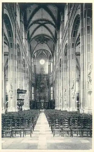 Postcard Belgium Wetteren eglise Ste-Gertrude