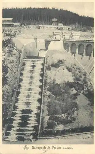 Postcard Belgium Eupen barrage de la Vesdre