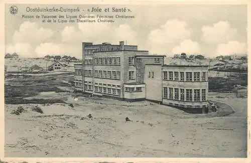 Postcard Belgium West Flanders > Oostduinkerke Joie e Sante