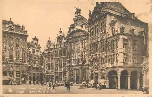 Postcard Belgium Grand Place Groote Markt