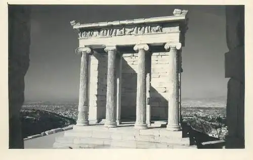 Postcard Greece Athens Nike temple