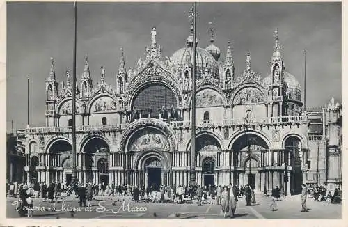 Postcard Italy Venice chiesa di San Marci