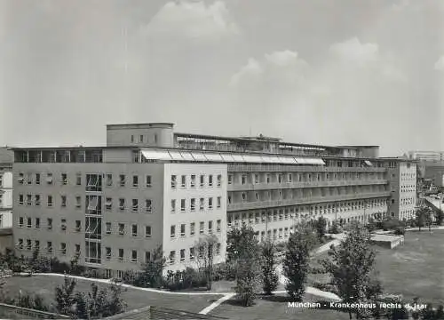 Postcard Germany Munchen krankenhaus fechts