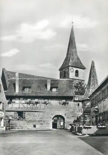 Postcard Germany Nurnberg-Kraftshof St. Georgskirche