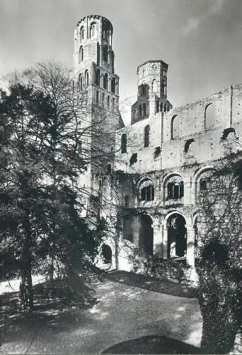 cpsm France Seine Maritime > Jumieges ruines de l'abbaye 1965
