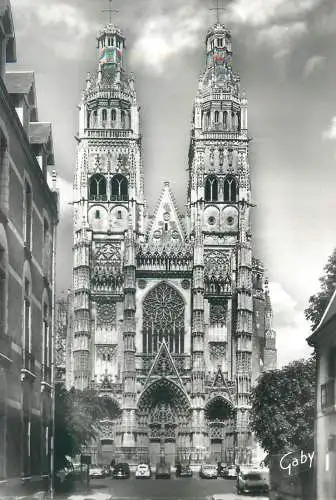 cpsm France Indre et Loire > Tours cathedrale Saint Gatien