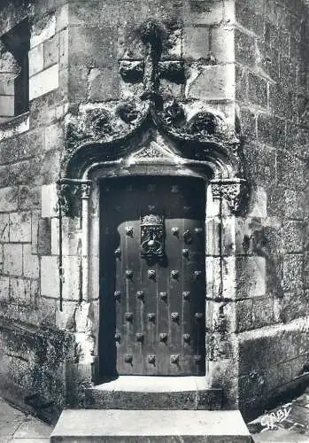 cpsm France Langeais chateau porte de la facade