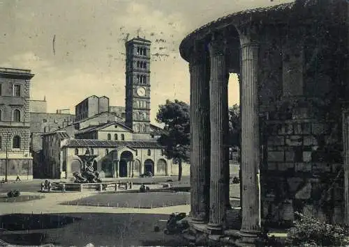Italy Roma S Maria in Cosmedin e Tempio di Vesta