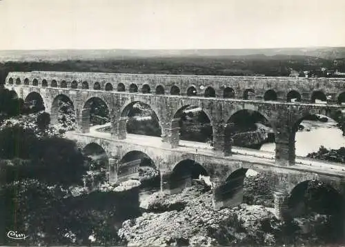 cpsm France le pont du gard Aqueduc Romain