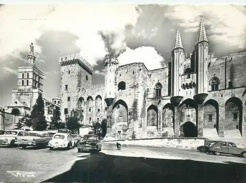 cpsm France Avignon Palais des Papes