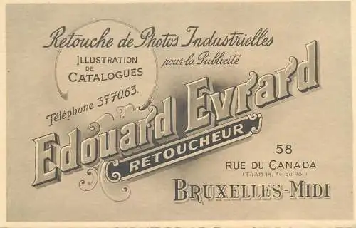 Photo studio advertising Brussel Edouard Evrard Retoucheur photos industrielles Bruxelles-Midi