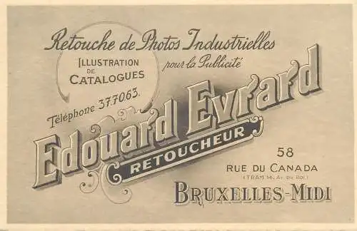 Photo studio advertising Brussel Edouard Evrard Retoucheur photos industrielles Bruxelles-Midi