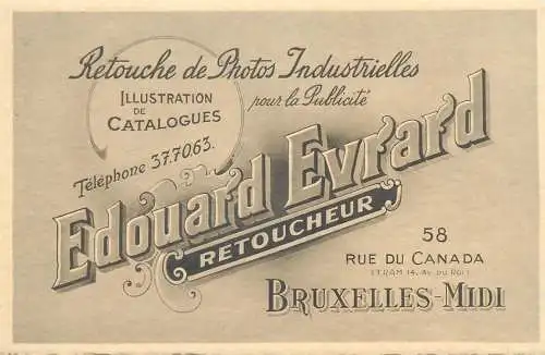 Photo studio advertising Brussel Edouard Evrard Retoucheur photos industrielles Bruxelles-Midi