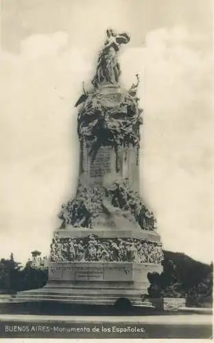 Argentina Buenos Aires Monumento de los Espanoles