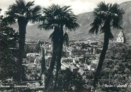 Italy Merano cityscape panorama