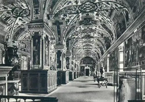 Italy Vatican City Library Sixtus V's Hall