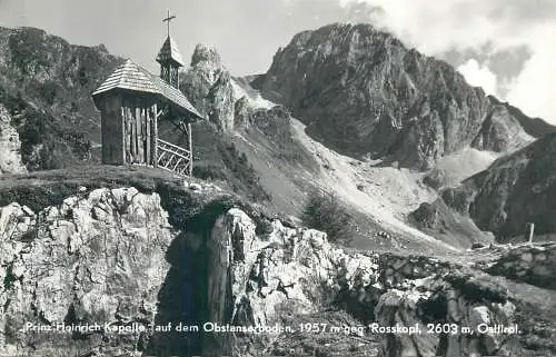Postcard Austria Ost-Tirol Prinz Heinrich kapelle auf dem Obstanserboden