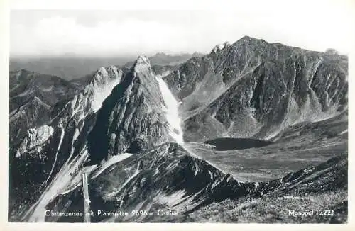 Postcard Austria Ost-Tirol Obstanzersee mit Pfannspitze