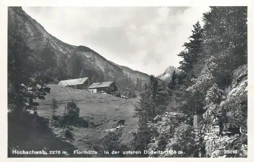Postcard Austria Hochschwab Florihutte