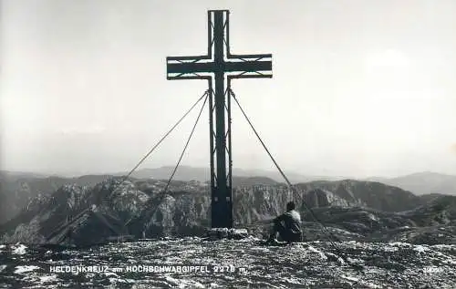 Postcard Germany Heldenkreuz am Hochschwabgipfel