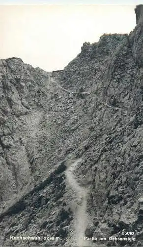 Postcard Austria Hochschwab partie am Ochsensteig