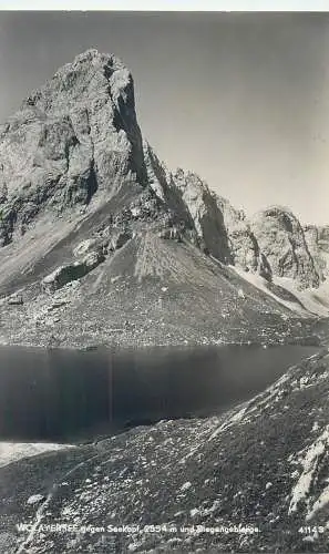 Postcard Austria Wolayersee gegen Seekopf