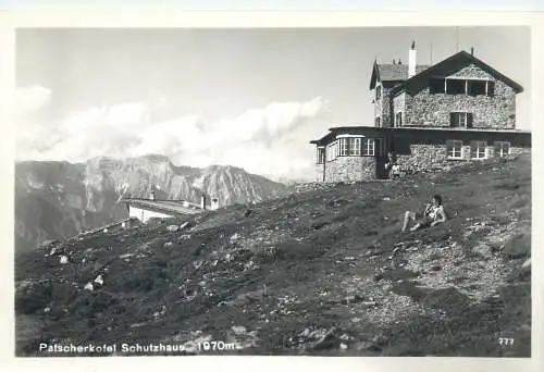Postcard Austria Tirol Patscherkofel Schutzhaus