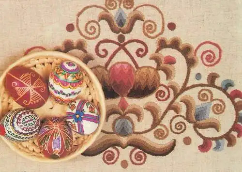 Happy Easter Holidays greetings pencilled eggs