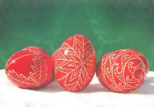 Easter Happy Holidays greetings pencilled eggs