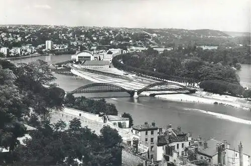 cpsm France Rhone Lyon le pont de la Boucle