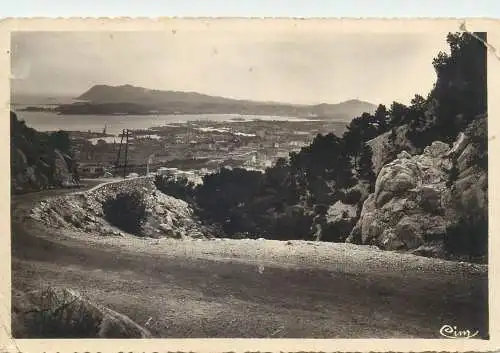 Postcard Mont Faron Var