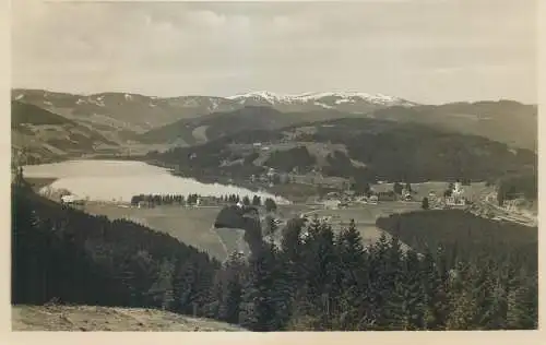 Postcard Germany Titisee Schwarzwald 1939