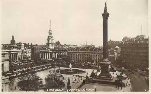 Postcard England > London > Trafalgar Square
