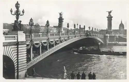 Postcard France Paris pont Alexandre III